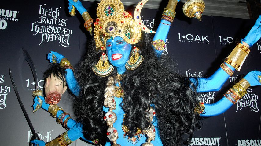 Heidi Klum auf ihrer Halloween-Party in NYC im Oktober 2008