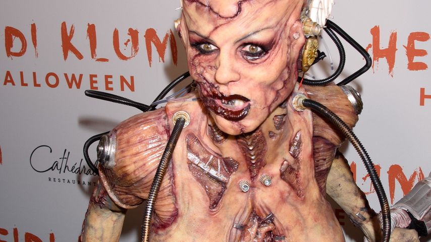 Ekel-Alien: Heidi Klums Halloween-Kostüm spaltet die Fans