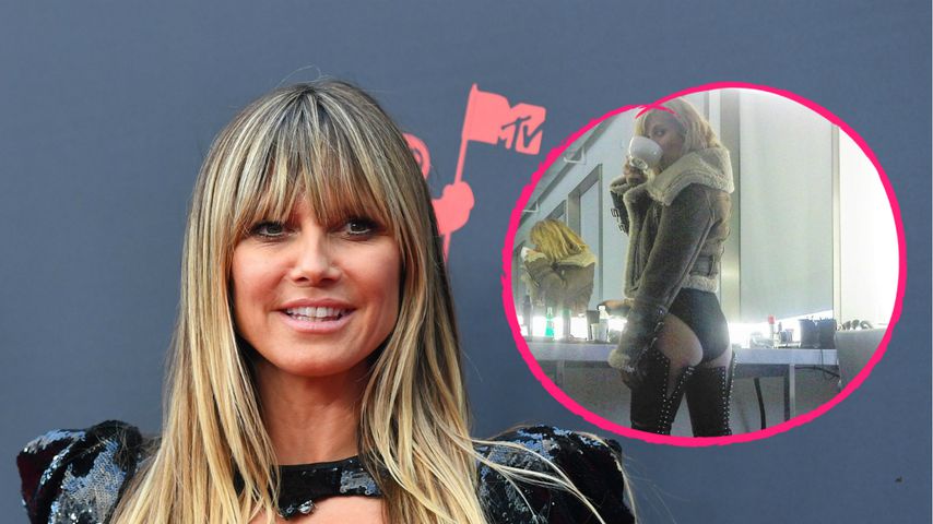 In Mega-Overknees und Body: Heidi Klum zeigt ihren Knackpo!