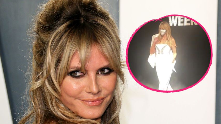 Ein Traum in Weiß: Heidi Klum auf der Berliner Fashion Week