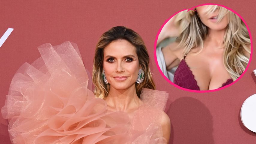 Im Bett: Heidi Klum zeigt sich in ihrer heißen Unterwäsche!