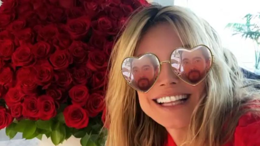 Nur Augen für ihren Tom: Heidi Klum im Valentinstagsrausch