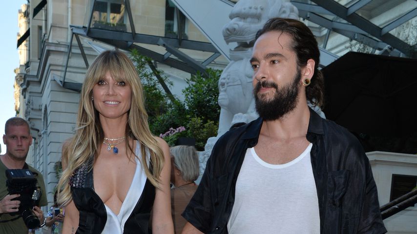 Red-Carpet-Auftritt mit Tom: Heidi Klum mit Mega-Dekolleté
