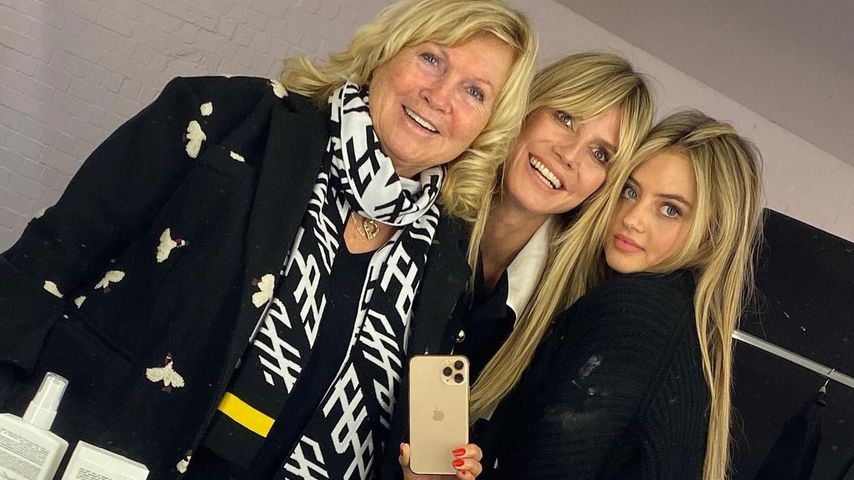 Erna Klum, Heidi Klum und ihre Tochter Leni im Dezember 2020