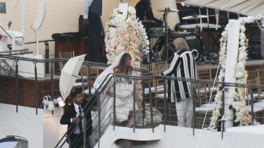 Heidi Klum vor ihrer Trauung auf Capri
