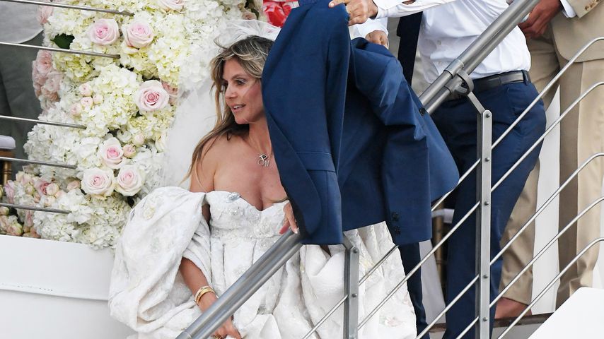 Etwa zu viel? Heidi Klums XXL-Brautkleid irritiert die Fans!