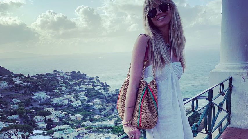 "Gründe zu lachen": Heidi in Capri schon im Hochzeitsfieber?