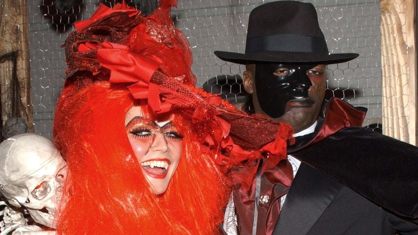 Heidi Klum und Seal bei der Halloween Party im Jahr 2004