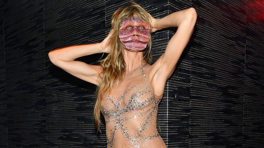 Unter dem Wurm: Das ist Heidi Klums zweiter Halloween-Look