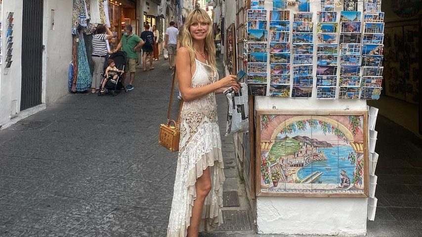 Heidi Klum im August 2021 in Italien