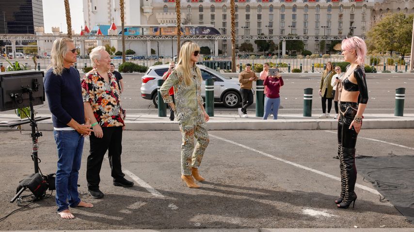 Heidi Klum und Selma beim GNTM-Unterwassershooting 2023