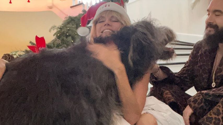 Heidi Klum und Tom Kaulitz mit ihrem Hund
