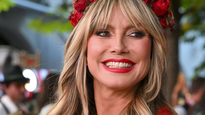 Bierdusche: Heidi Klum nimmt komplettes Wiesn-Programm mit