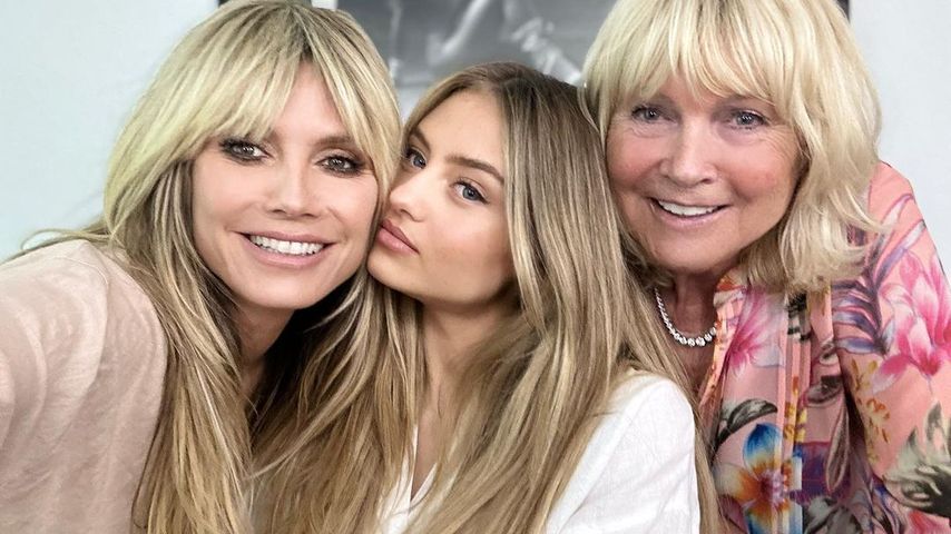 Mit Leni und Mutti: Heidi Klum teilt süßes Generationen-Bild