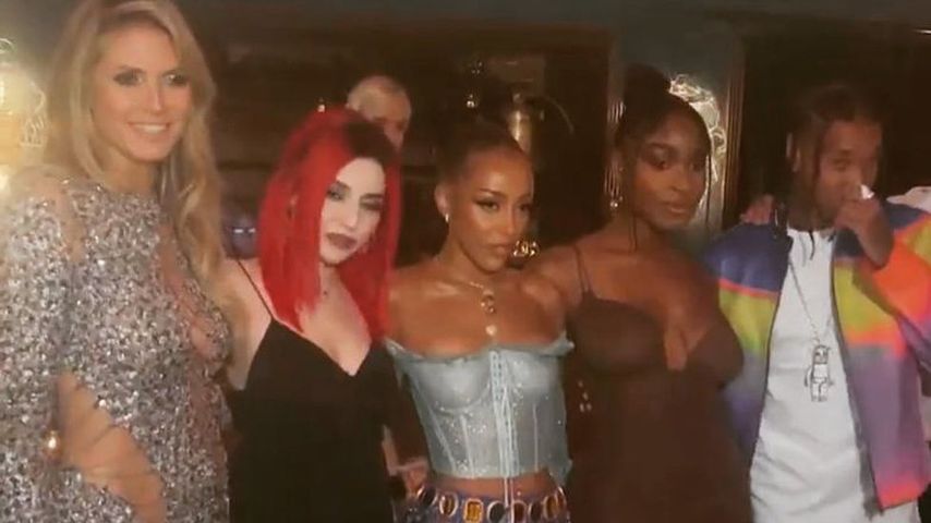 Heidi Klum mit Ava Max, Doja Cat, Normani und Tyga