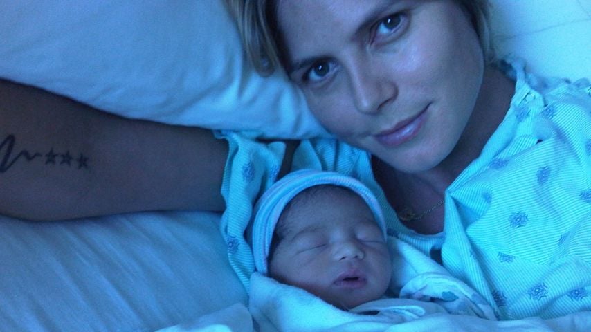 Heidi Klum mit Baby Lou Samuel