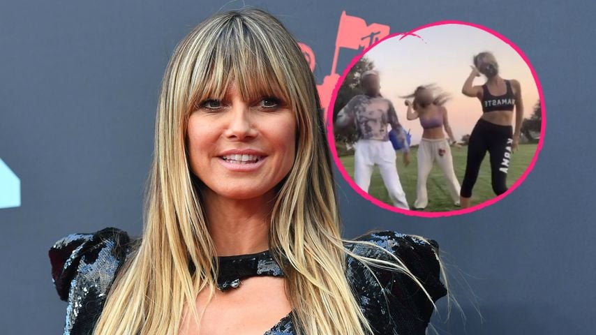 Wie die Profis: Heidi Klum tanzt ausgelassen mit ihren Kids