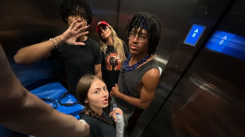 Heidi Klum mit ihren Kindern Johan, Leni und Henry im August 2025