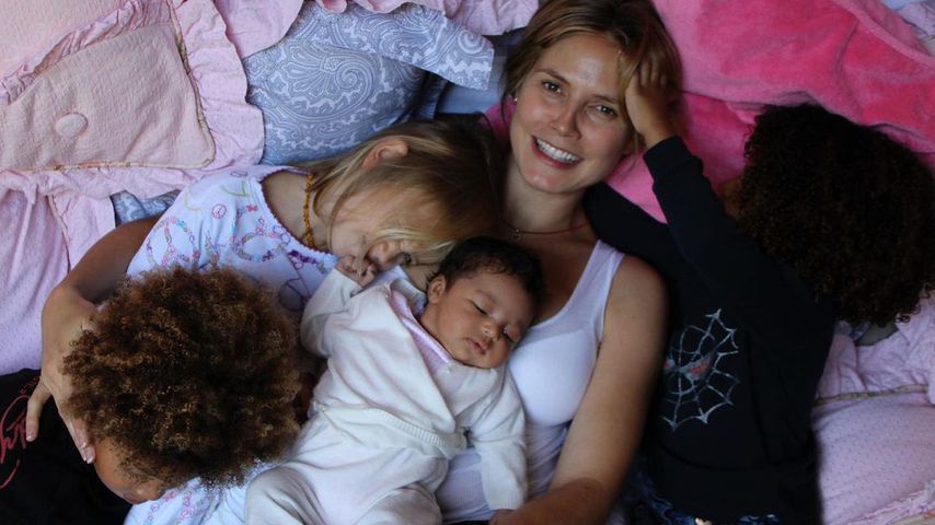 Heidi Klum mit ihren Kindern