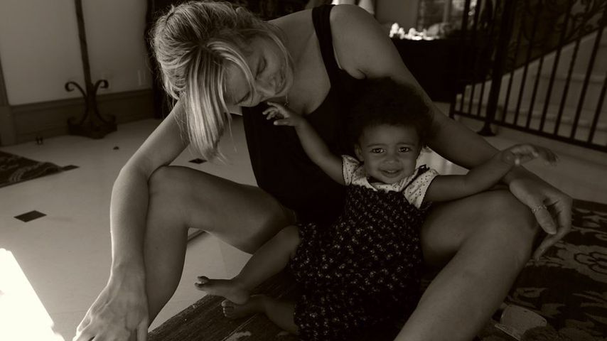 Heidi Klum mit ihrer Tochter Lou