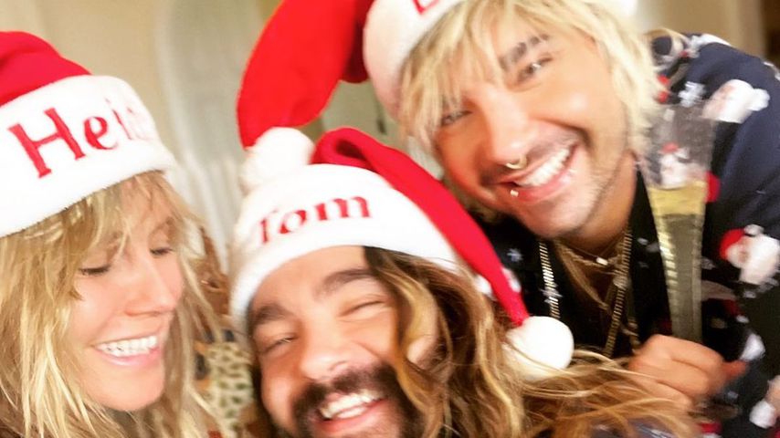 Heidi Klum mit Tom und Bill Kaulitz