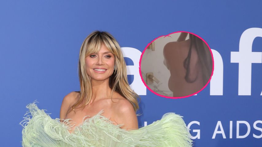 Heidi Klum zeigt sich splitterfasernackt unter der Dusche
