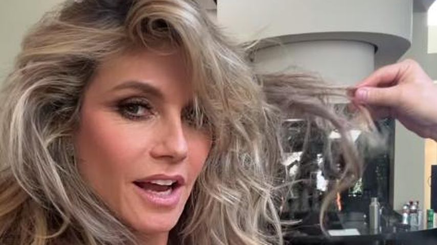 Heißer Fummel: Heidi Klum präsentiert sich ganz in Rosa!