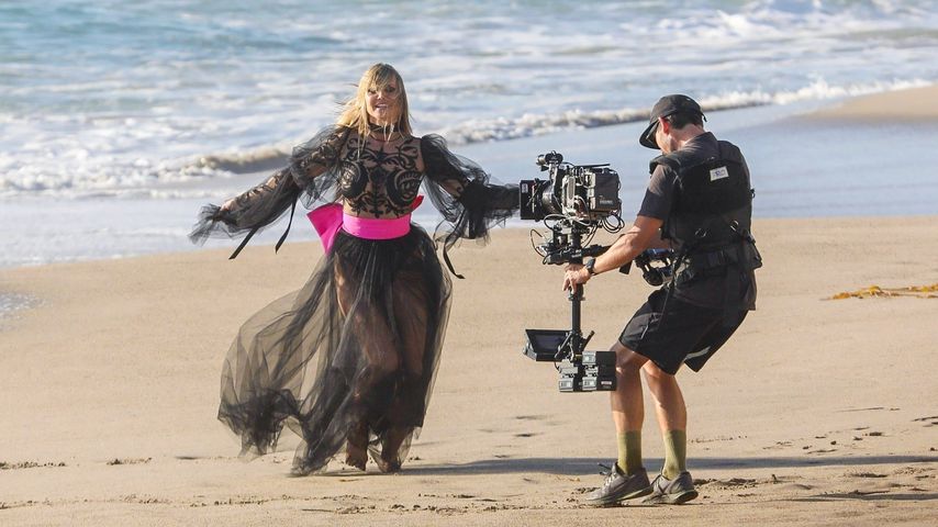 Heidi Klum beim Fotoshooting mit Brooklyn Beckham, Oktober 2019