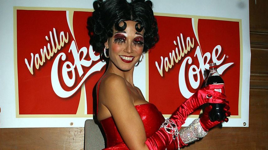 Heidi Klum bei ihrer Halloween-Party im Jahr 2002