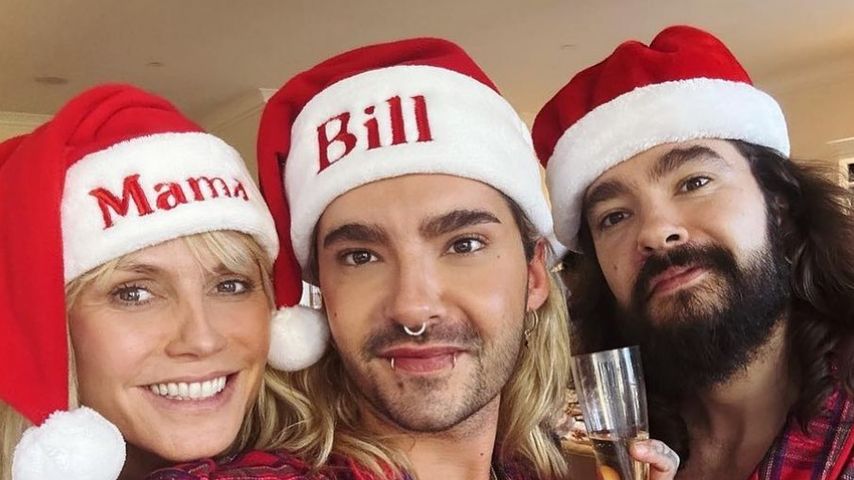 So feierte Heidi Klum mit Bill und Tom Kaulitz Weihnachten!
