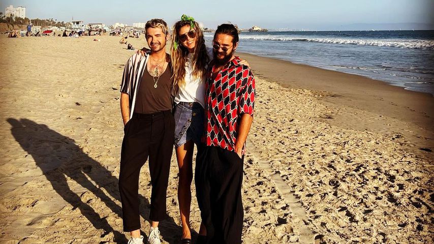 Mal nicht halbnackt: Heidi Klum teilt Foto mit Kaulitz-Twins