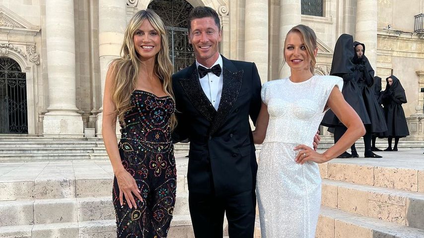 Treffen der Superlative: Heidi Klum und die Lewandowskis