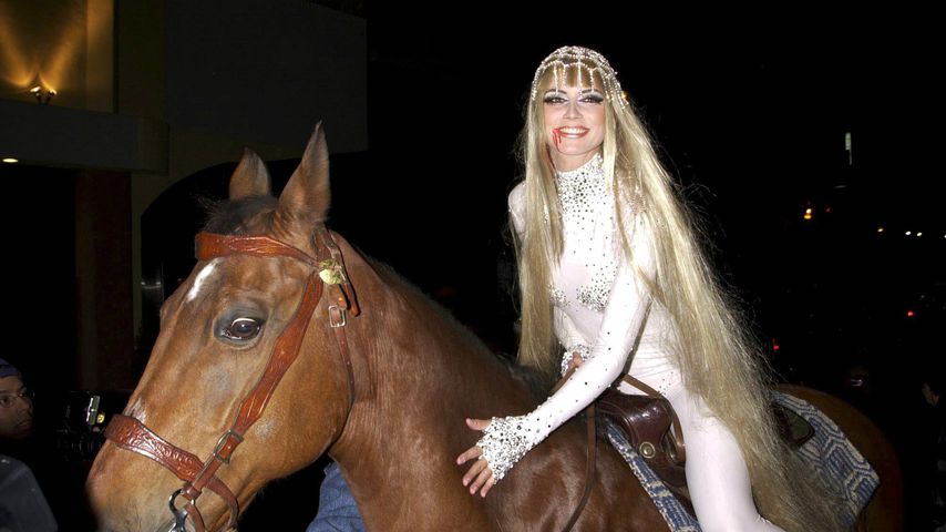 Heidi Klum als Lady Godiva an Halloween