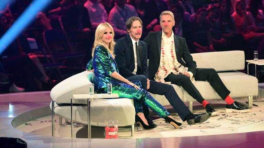 Heidi Klum, Thomas Hayo und Wolfgang Joop beim Finale von "Germany's next Topmodel" 2015