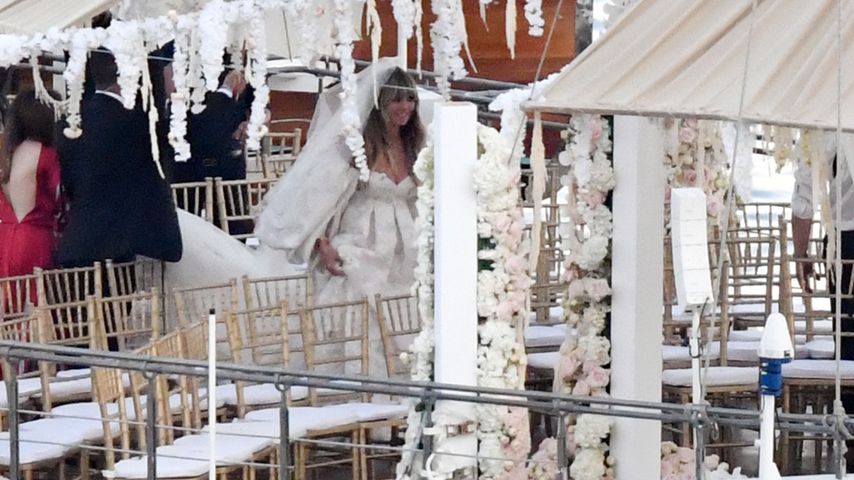 Heidi Klum kurz vor ihrer Trauung