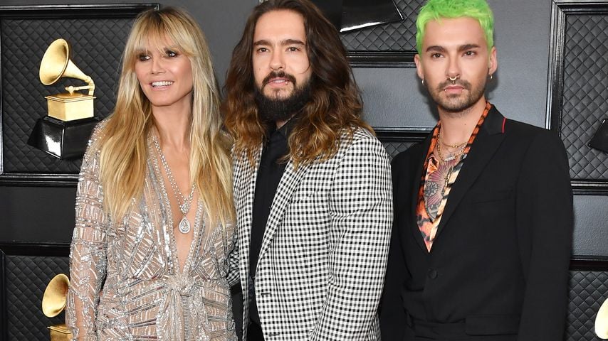Heidi Klum, Tom Kaulitz und Bill Kaulitz bei den Grammy Awards