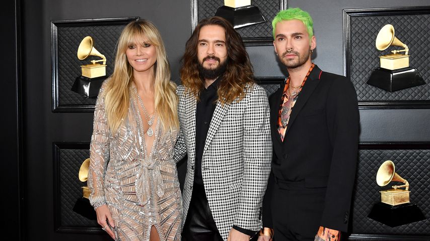 Heidi Klum, Tom Kaulitz und Bill Kaulitz bei den Grammy Awards