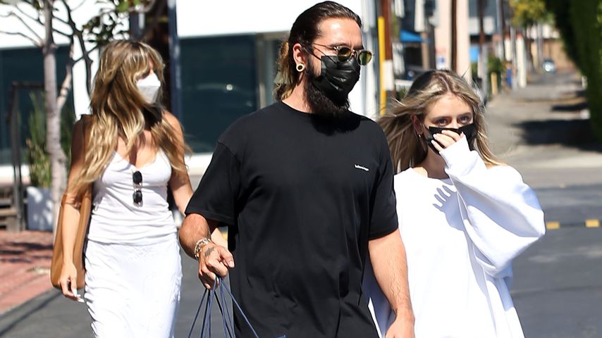 Heidi Klum, Tom Kaulitz und Leni Klum im Juli 2021 in Los Angeles