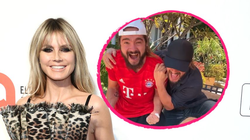 Voll im Fußballfieber: Heidi und Tom jubeln mit Thomas Hayo