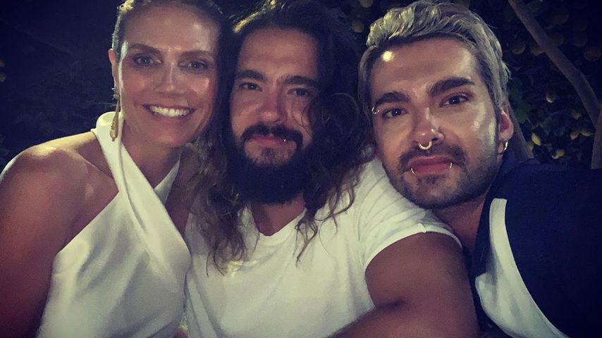 Heidi Klum, Tom und Bill Kaulitz im Juli 2019