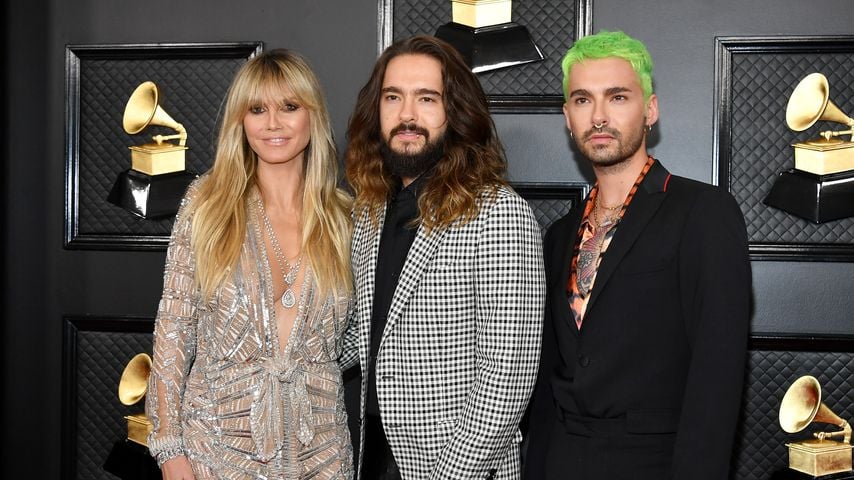 Heidi Klum, Tom und Bill Kaulitz auf einem Event
