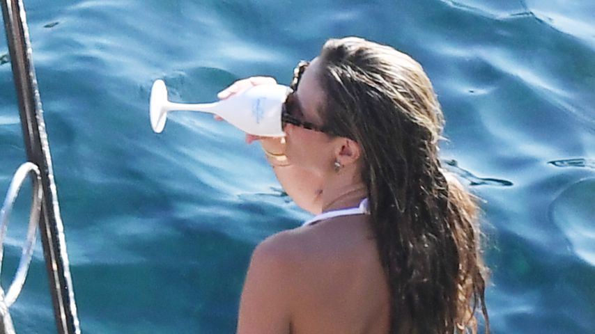 Nicht schwanger: Hier trinkt Heidi Klum After-Heirats-Drinks