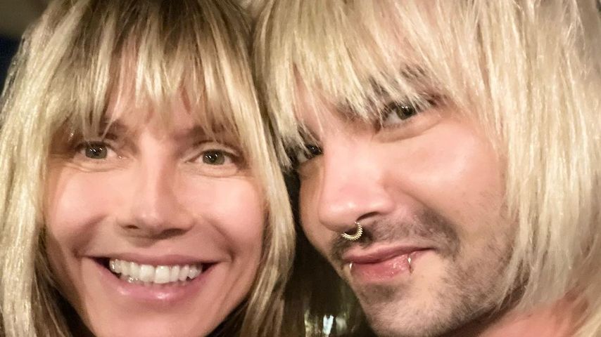 Coole Frise: Heidi Klum als Bill Kaulitz' Zwilling unterwegs