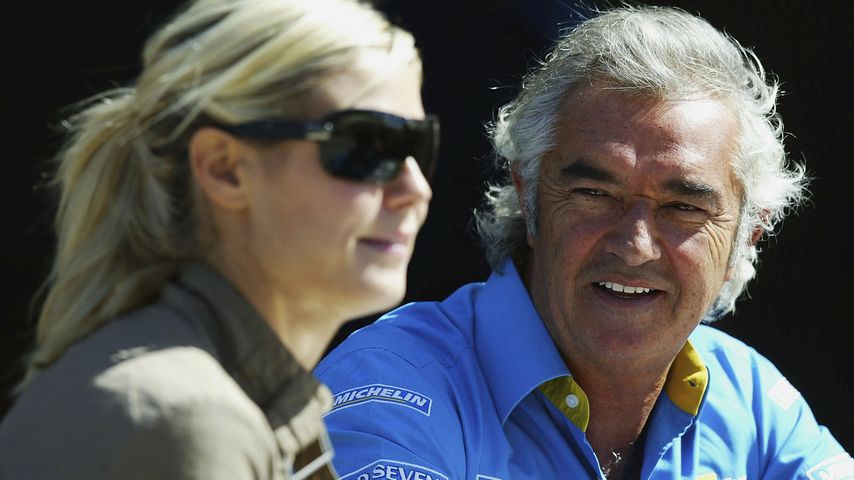 Heidi Klum und Flavio Briatore im September 2003