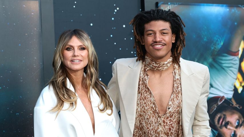 Heidi Klum rockt mit Sohn Henry Samuel den roten Teppich
