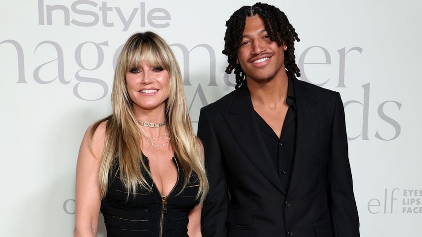 Hand in Hand: Heidi Klum strahlt mit ihrem Sohn Henry (20)