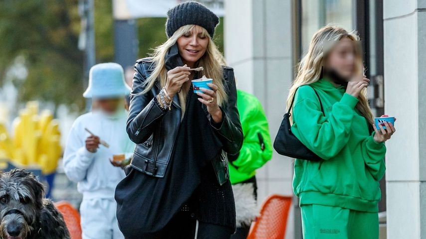 Heidi Klum und ihre Kids in Berlin im Oktober 2020