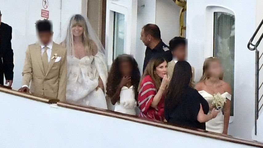Heidi Klum und ihre Kinder bei ihrer Hochzeit mit Tom Kaulitz