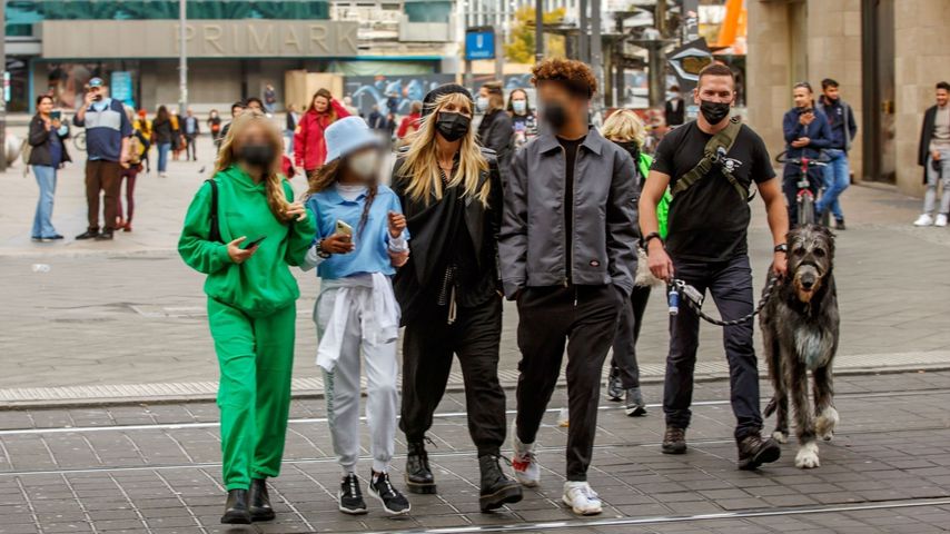 Heidi Klum und ihre Kids in Berlin im Oktober 2020