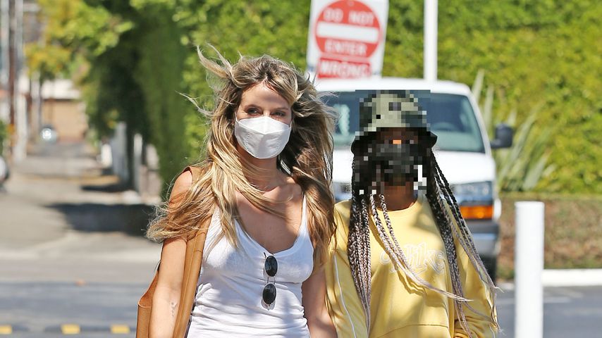 Heidi Klum und Lou Sulola Samuel im Juli 2021 in Los Angeles